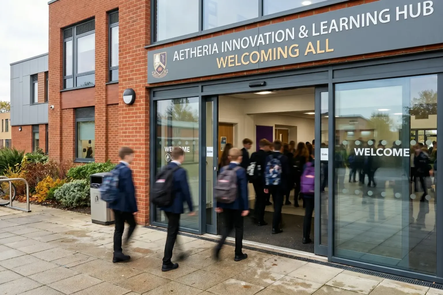 sliding doors for commercial shops and schools, hospitals